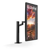 LG 画面の位置を自在に調整できるアームスタンド採用31.5インチ4Kモニター, 32UN880-B