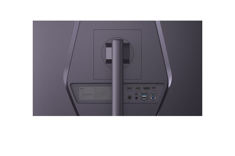 rear close-up view of connectivity ports