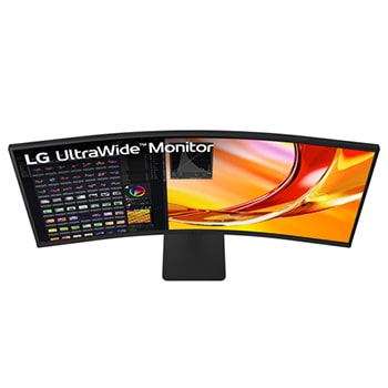 LG 34インチ3440×1440 21:9曲面型ウルトラワイドモニター, 34U601B-B
