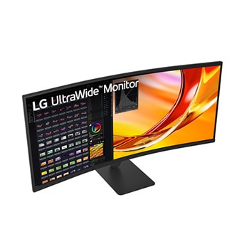 LG 34インチ3440×1440 21:9曲面型ウルトラワイドモニター, 34U601B-B