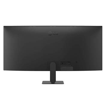 LG UltraWide Curved Monitorがデスク上に設置され、仕事とゲーム用の複数のウィンドウが映し出されたマルチタスクレイアウトを表示。