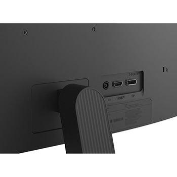 LG UltraWide Curved MonitorにLG Switchアプリのインターフェースを映し、画面レイアウトの制御と画質モードの調整を表示。
