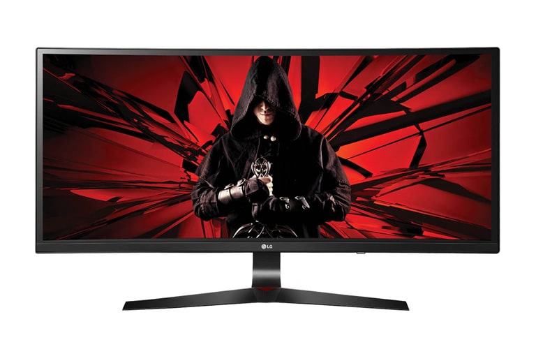 144Hz対応 21:9曲面型ウルトラワイド™ゲーミングモニター 34UC79G-B の正面画像	