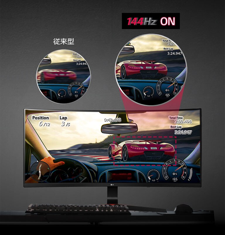 NVIDIA G-SYNC™テクノロジ搭載21:9 曲面型ウルトラワイド