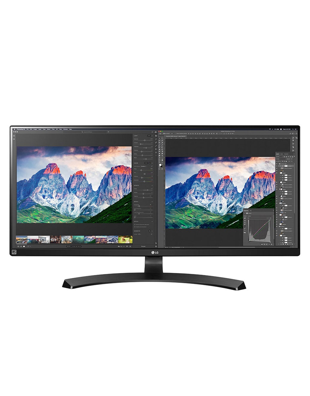 LG モニター ディスプレイ 34WL750-B ウルトラワイド 高さ調節 MNT-34WL750-Gallery-MobileZoom