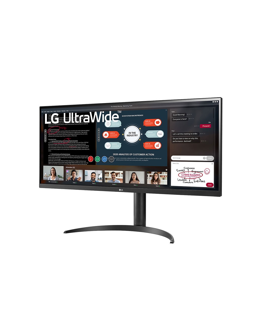 中古LG ディスプレイ 34WP550-B 34インチワイド+モニターアーム 中古LG ディスプレイ 34WP550-B 34インチワイド+モニターアーム