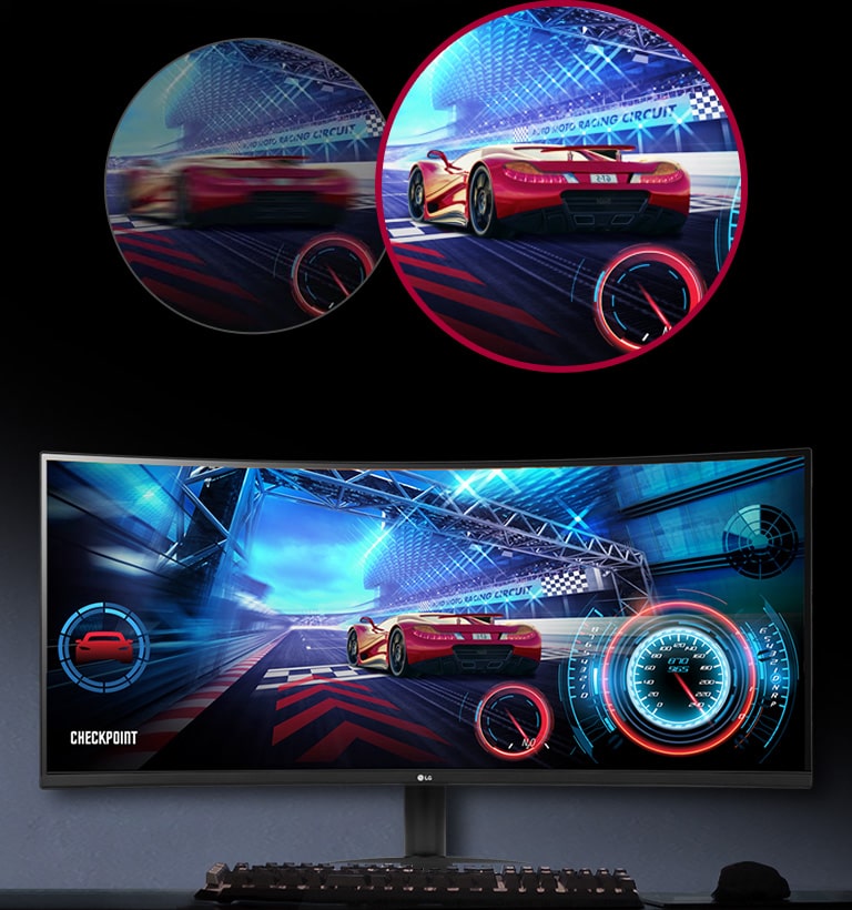 Smooth Motion for Gaming with 160Hz Refresh Rate in Comparison to 60Hz Refresh Rate.