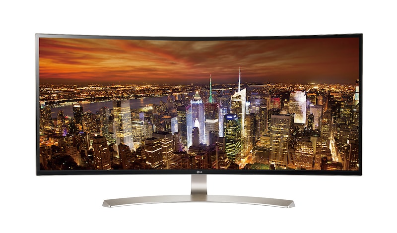 LG 37.5インチ 解像度3840×160021:9 曲面型 ウルトラワイド™モニター, 38UC99-W