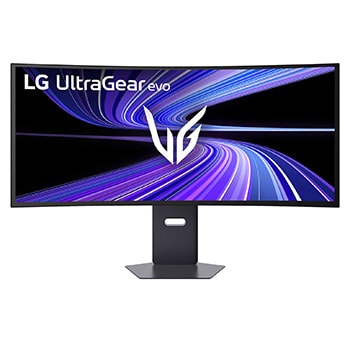 Front view of 39インチ UltraGear™ evo AI 5K2K(5120×2160)@165Hz＋Dual Mode対応 DP2.1 ゲーミングモニター 39GX950B-B