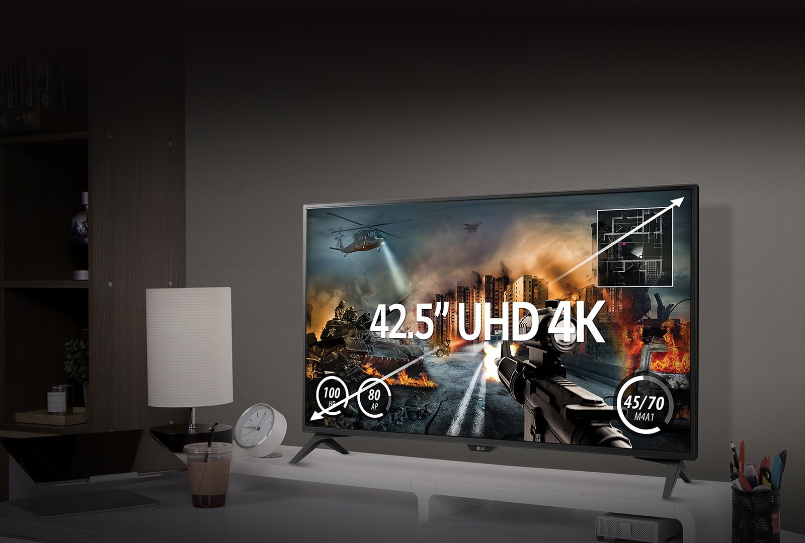 42.5インチの大画面IPS 4Kモニター - 43UD79T-B | LG JP