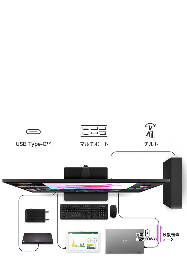 LG モニターディスプレイ 43UN700-B 42.5インチ