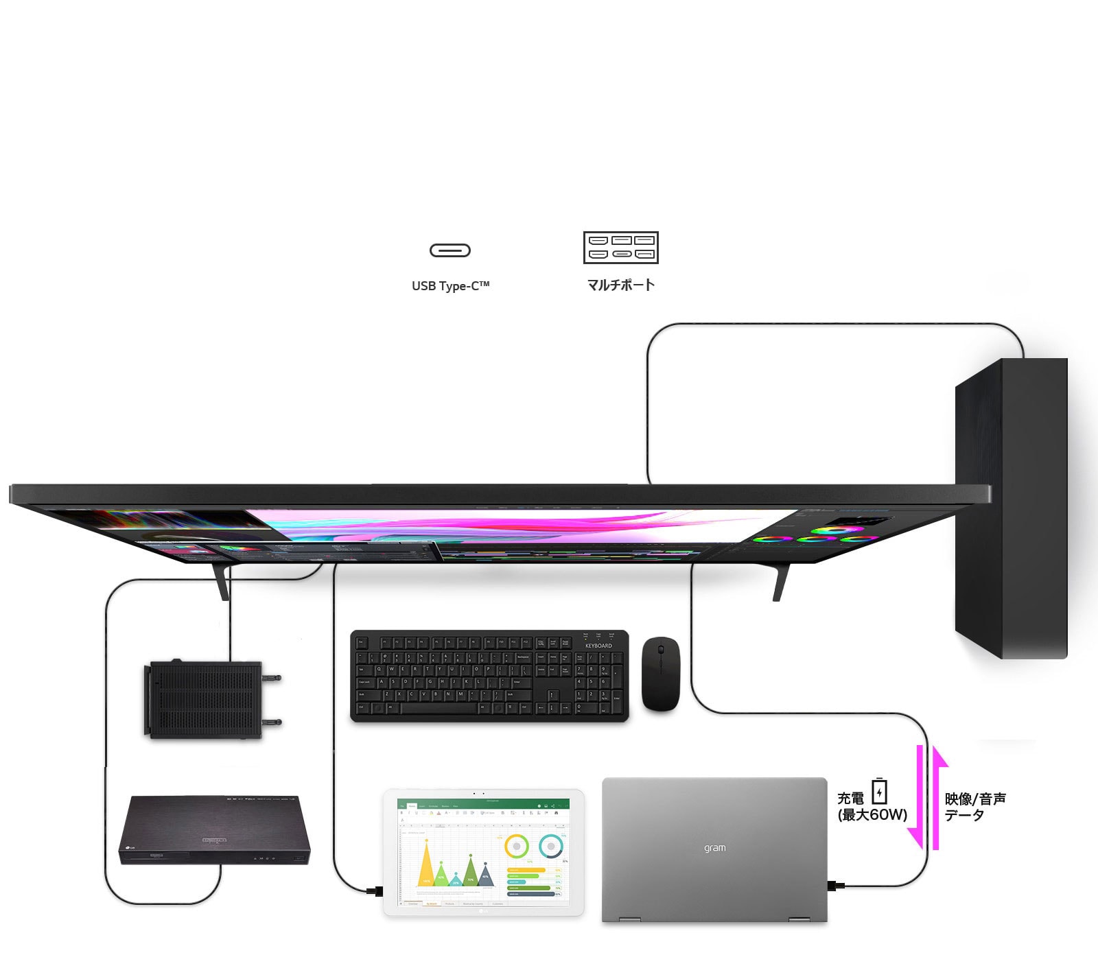 【4K大型／付属品完備】LG 43UN700T-B 42.5インチ 42.5-inch 4K UHD IPS Monitor | LG UK