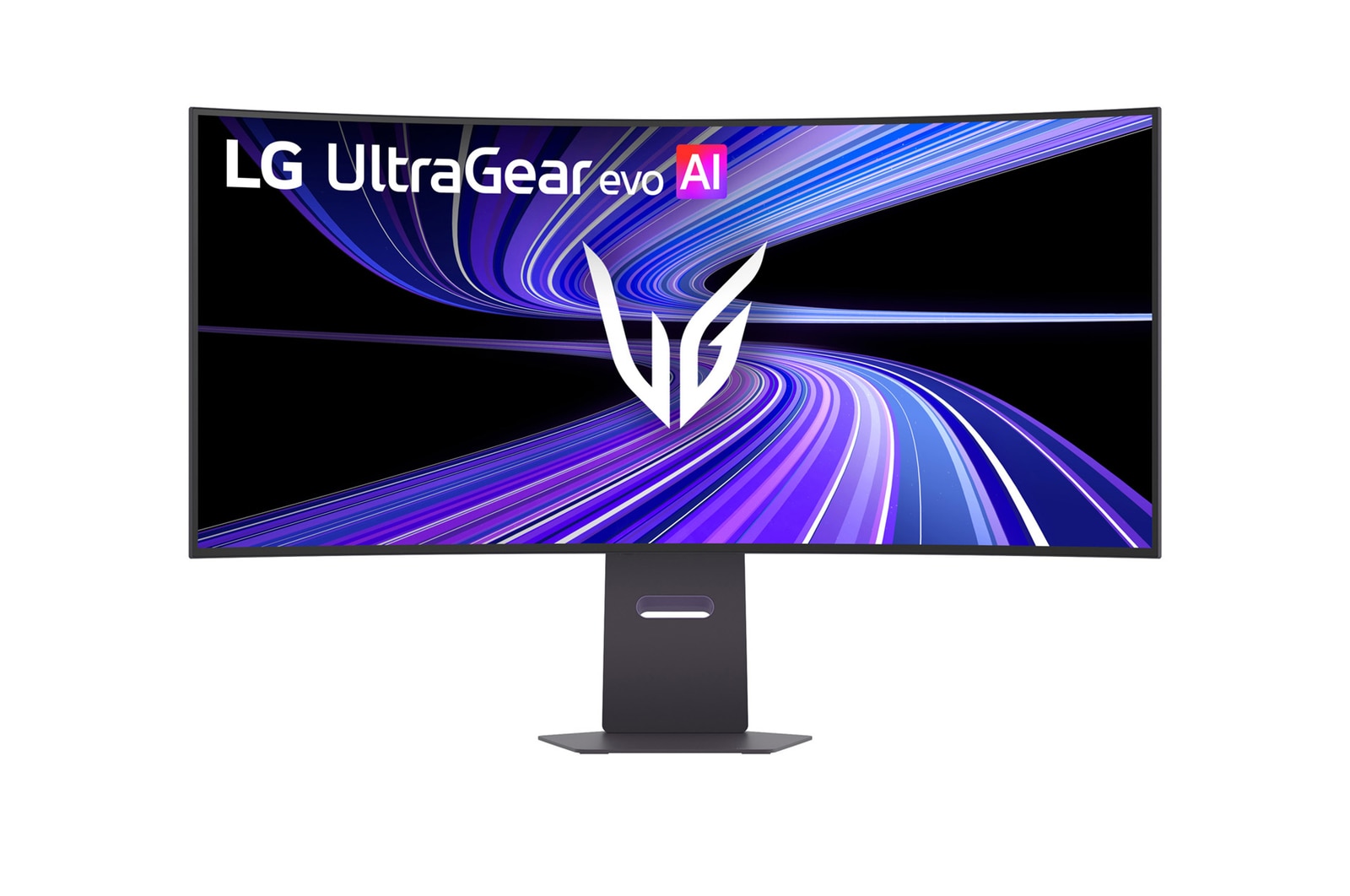 Front view of 44.5インチ UltraGear™ evo AI 5K2K(5120×2160)@165Hz＋Dual Mode対応 DP2.1 有機ELゲーミングモニター 45GX950B-B