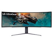 LG 240Hz&1ms(GTG)対応 48.8インチ32:9 5120×1440曲面型ウルトラワイドゲーミングモニター, 49GR85DC-B