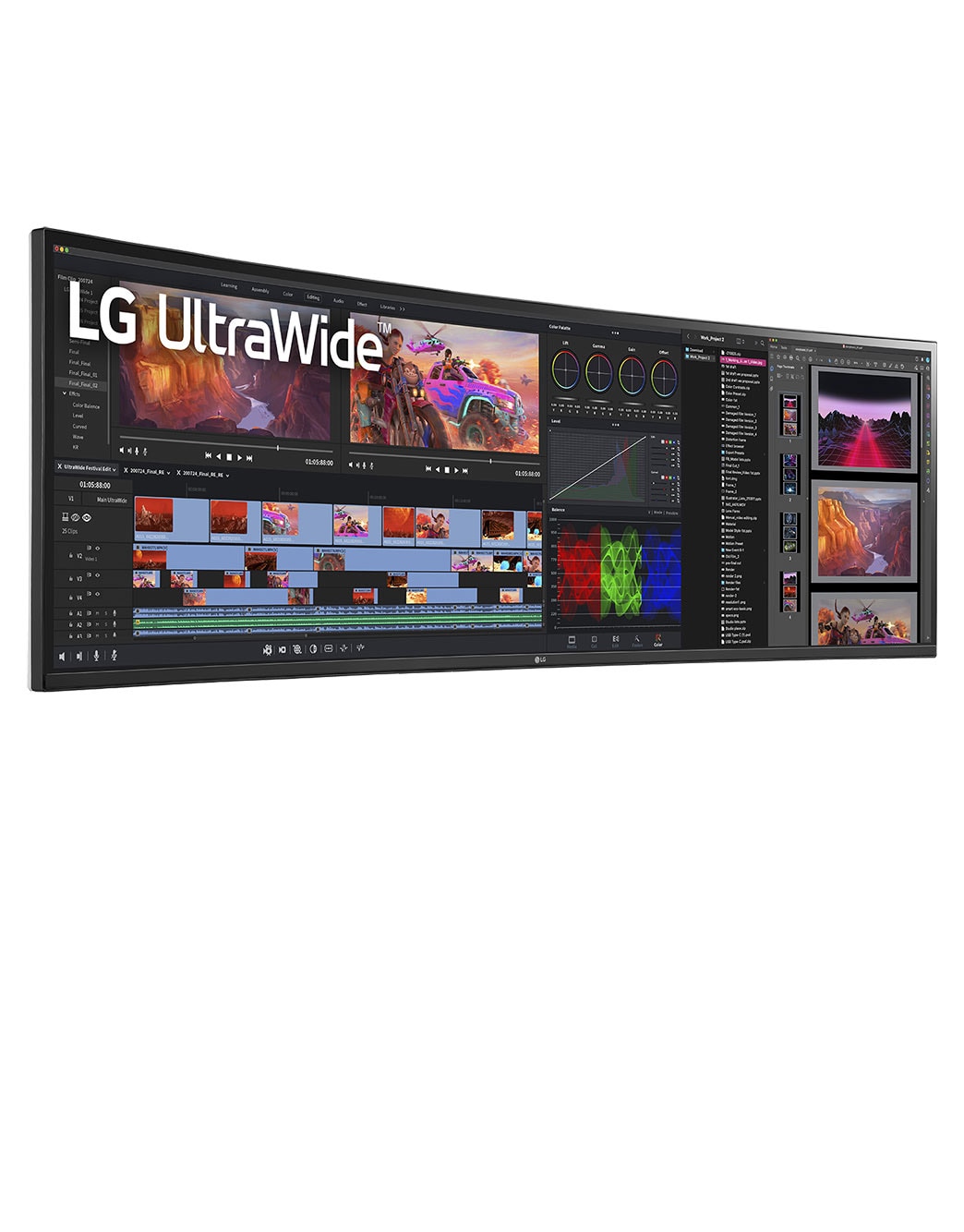 LG 49インチ UltraWide デュアルQHDモニター LG LG 49インチ UltraWide デュアル QHDモニター(49WQ95C-W