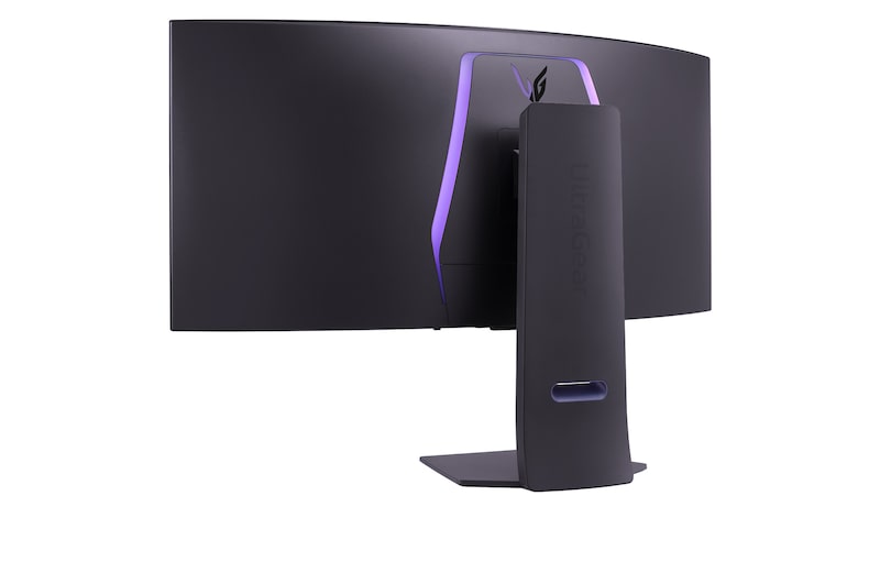 rear perspective view with lights on