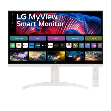webOS搭載 27インチ 4K IPS LG MyView Smart Monitor（チューナーレステレビ）