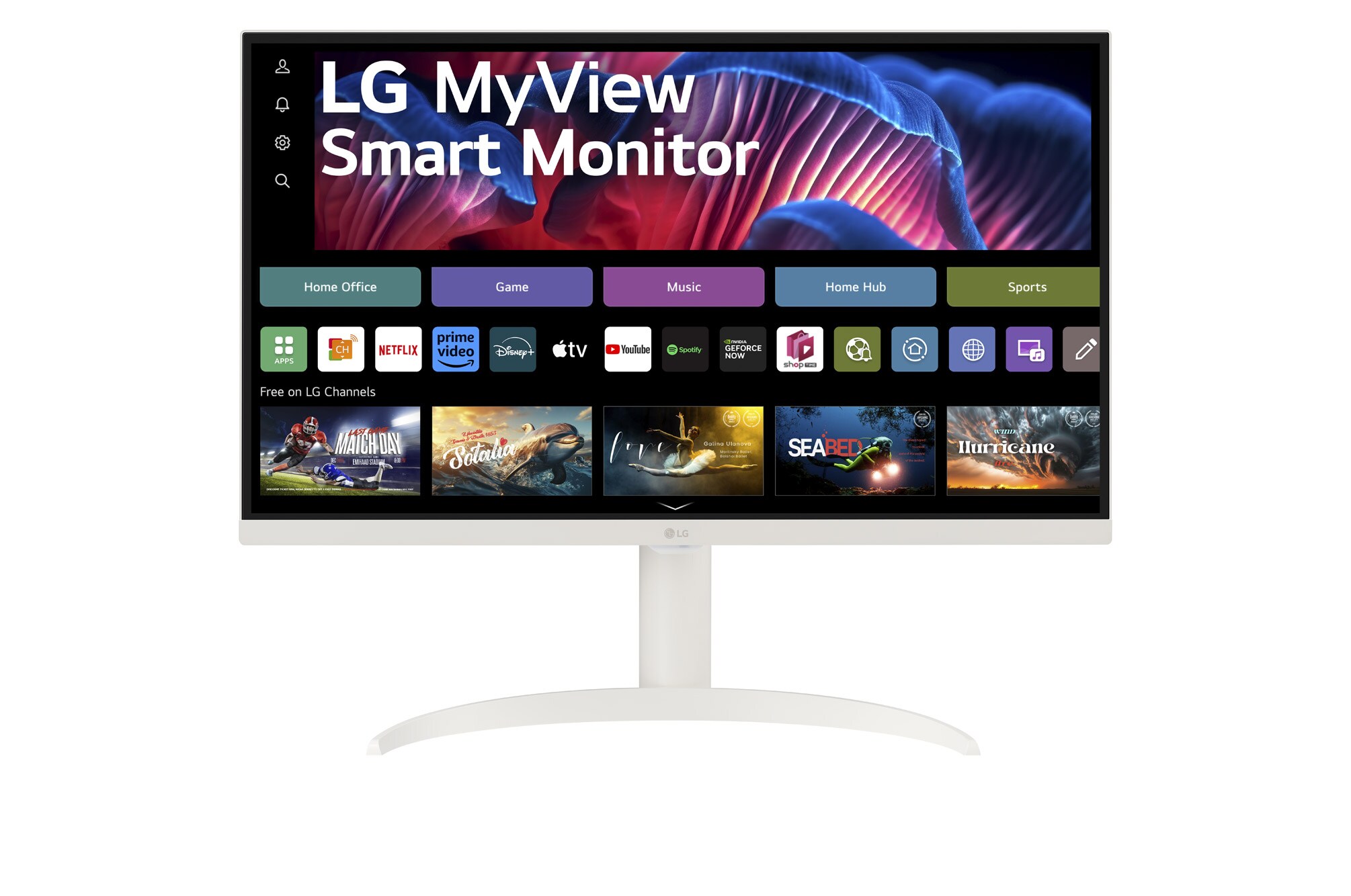 LG スマートモニター 27SR75U-W　変換ケーブル付き myview-smart-27sr75u-gallery-