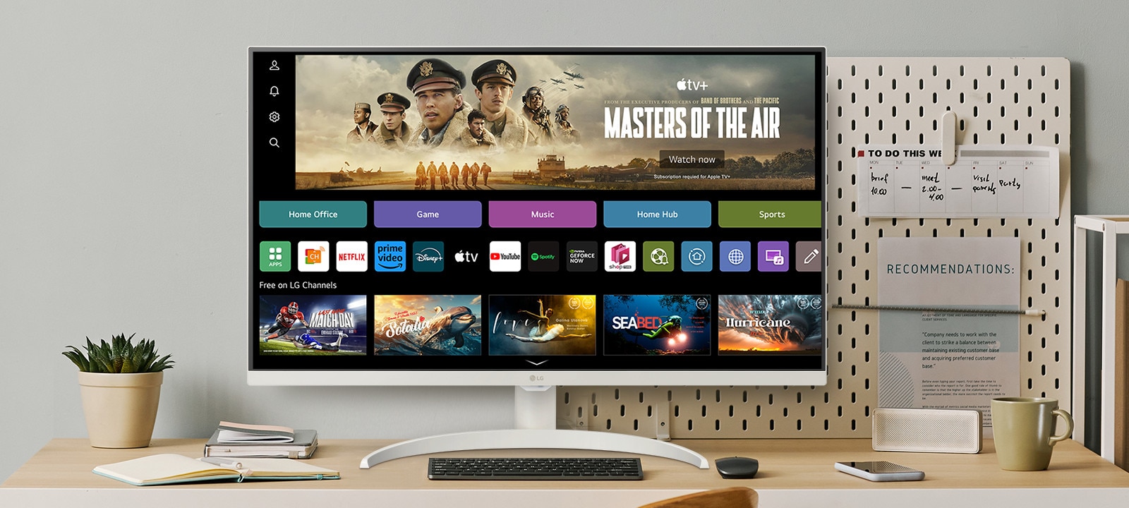 LG MyView Smart Monitor 32SR75U 31.5インチ 32SR75U-W | モニター | LG Japan
