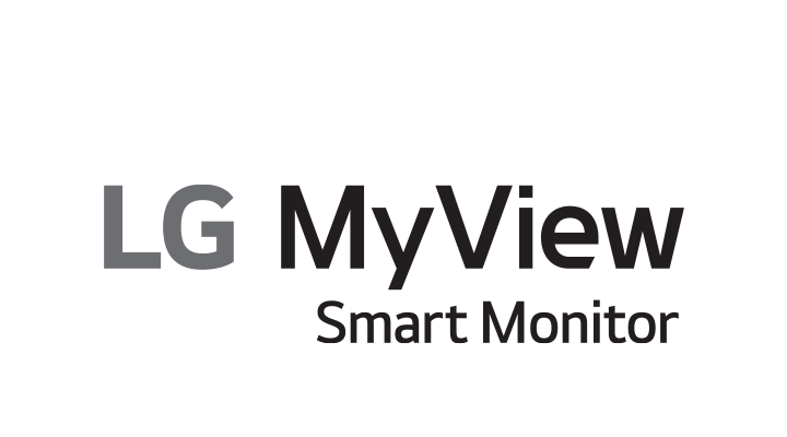 LG MyView Smart Monitorロゴ。