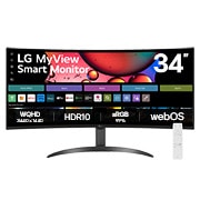【美品】 公式】34SR60QC-B | モニター | LG JP ディスプレイ・モニター本体
