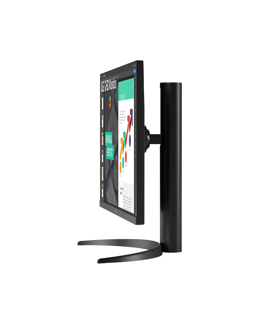 27QN850-B 27インチ LG ディスプレイモニター本体 スタンド付き 公式】 LG エルゴノミックスタンド WQHD IPSモニター - 27QN850