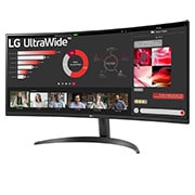 LG 34インチ3440×1440 21:9曲面型ウルトラワイドモニター, 34WR50QC-B