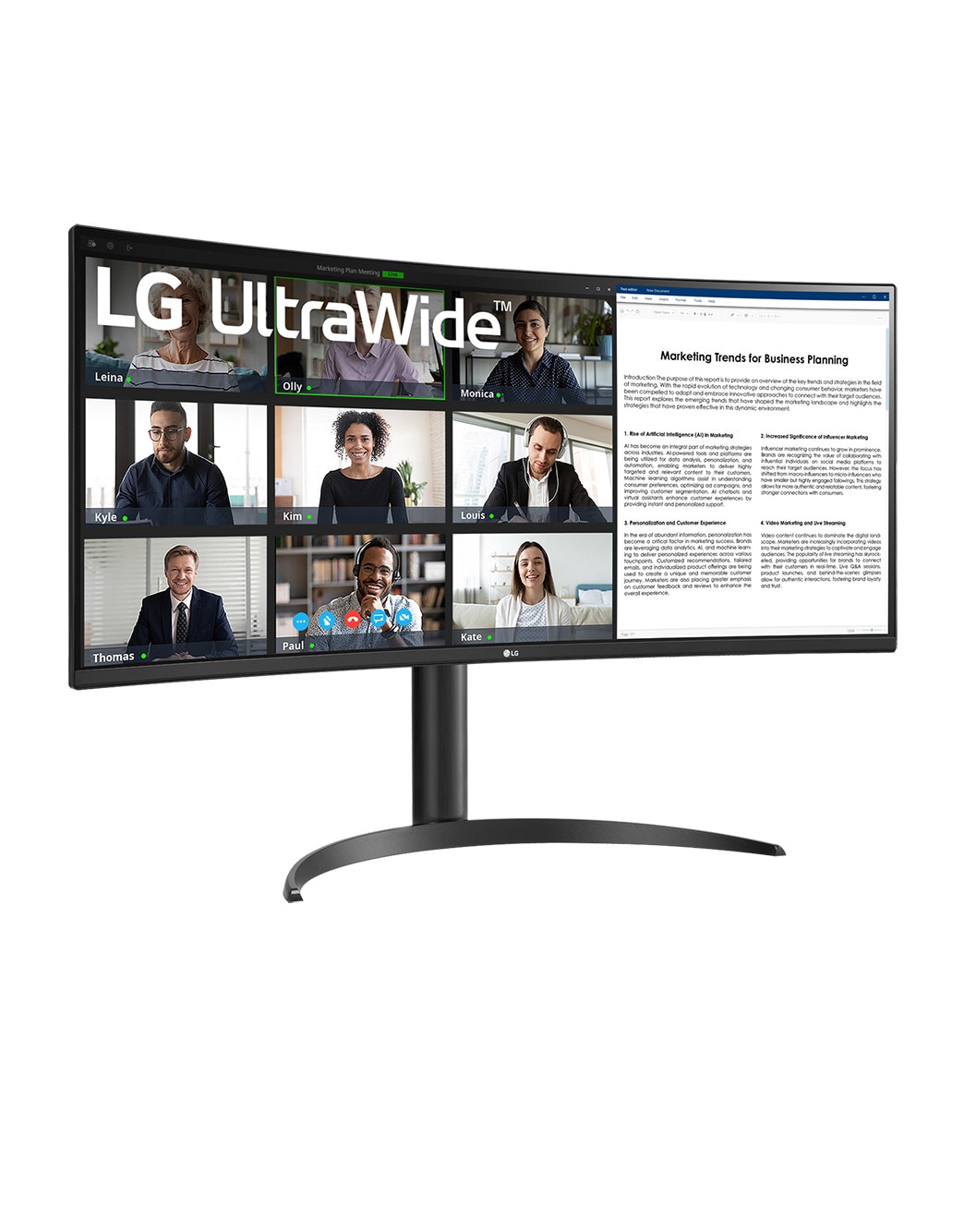 LG ウルトラワイドモニター 34WR55QC 本体 ultrawide-34wr55qc-mobilezoom-