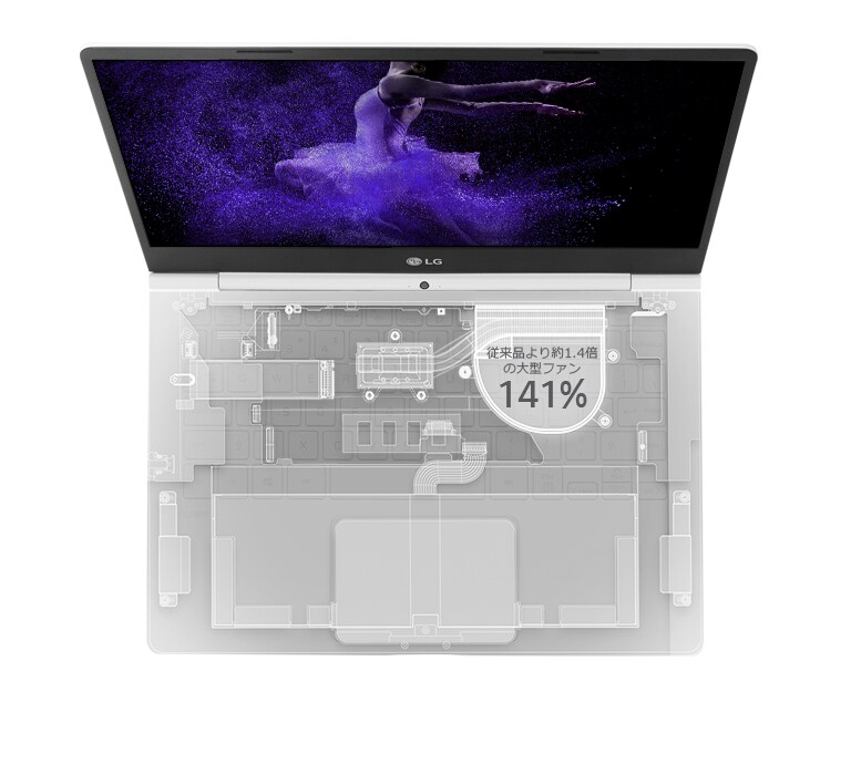 13インチでわずか840gのノートPC LG gram - 13Z970-ER33J | LG JP