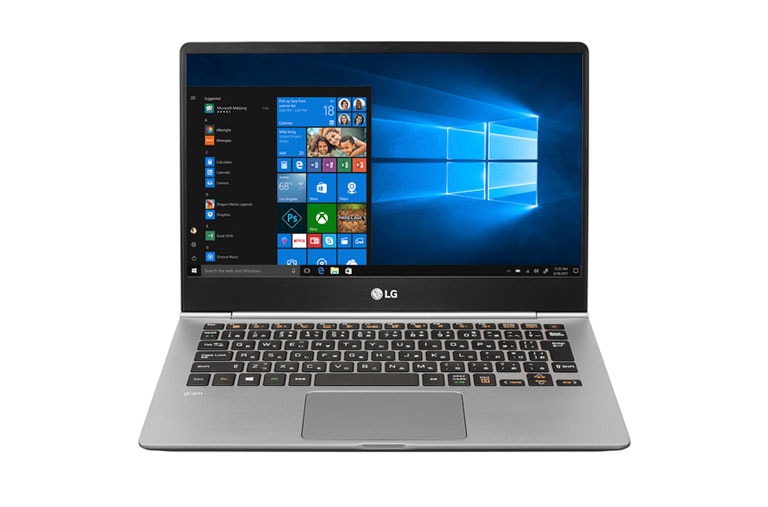 Thunderbolt™ 3、指紋認証対応13.3インチCore™ i7モデルWindows 10 Home 13Z980-NA77J の正面画像	