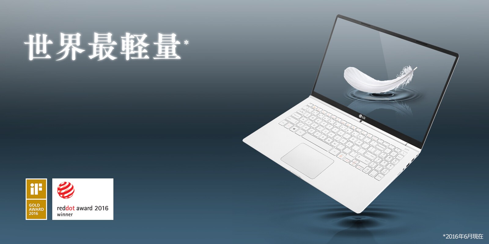 15.6インチでわずか980gのノートPC LG gram - 15Z960-G | LG Japan