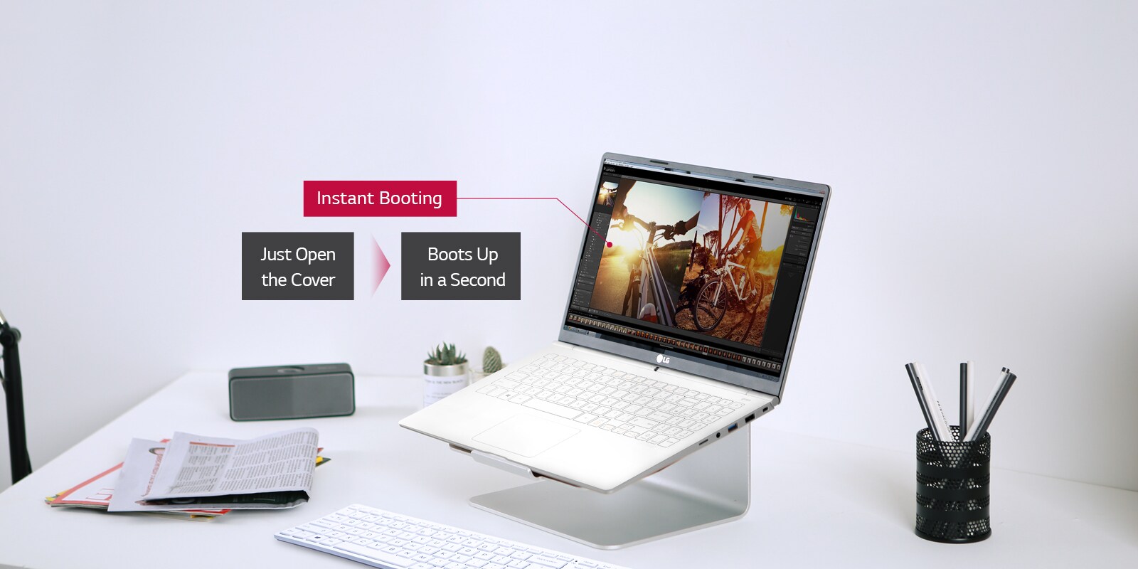 15.6インチでわずか980gのノートPC LG gram - 15Z960-G | LG Japan