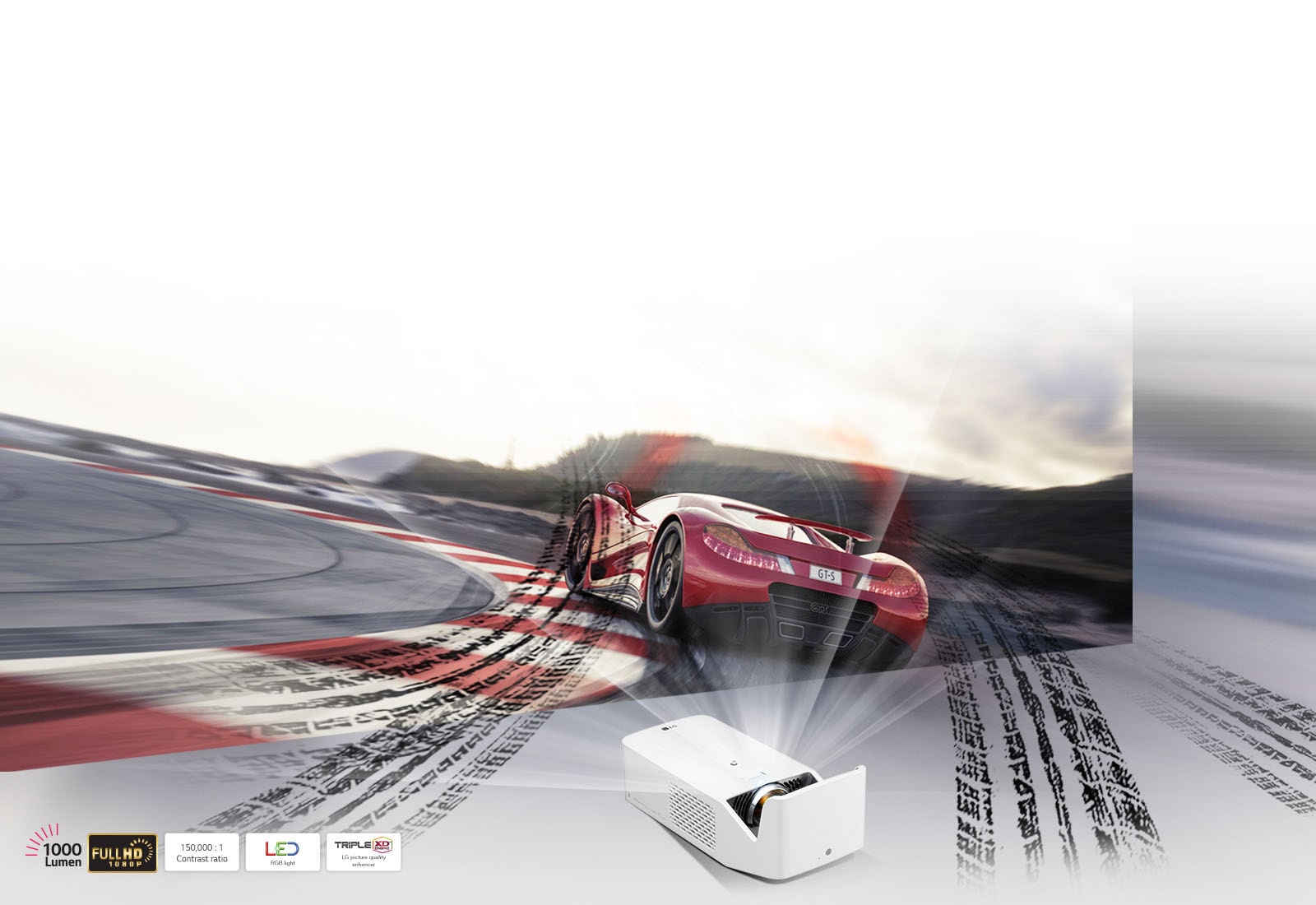 公式】場所をとらない 超短焦点 プロジェクター - HF65LSR | LG