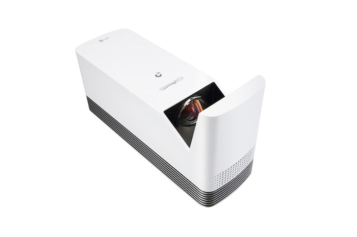 LG さらに進化した超短焦点モデル。わずか20cmの距離で120インチの大画面, HF85LSR