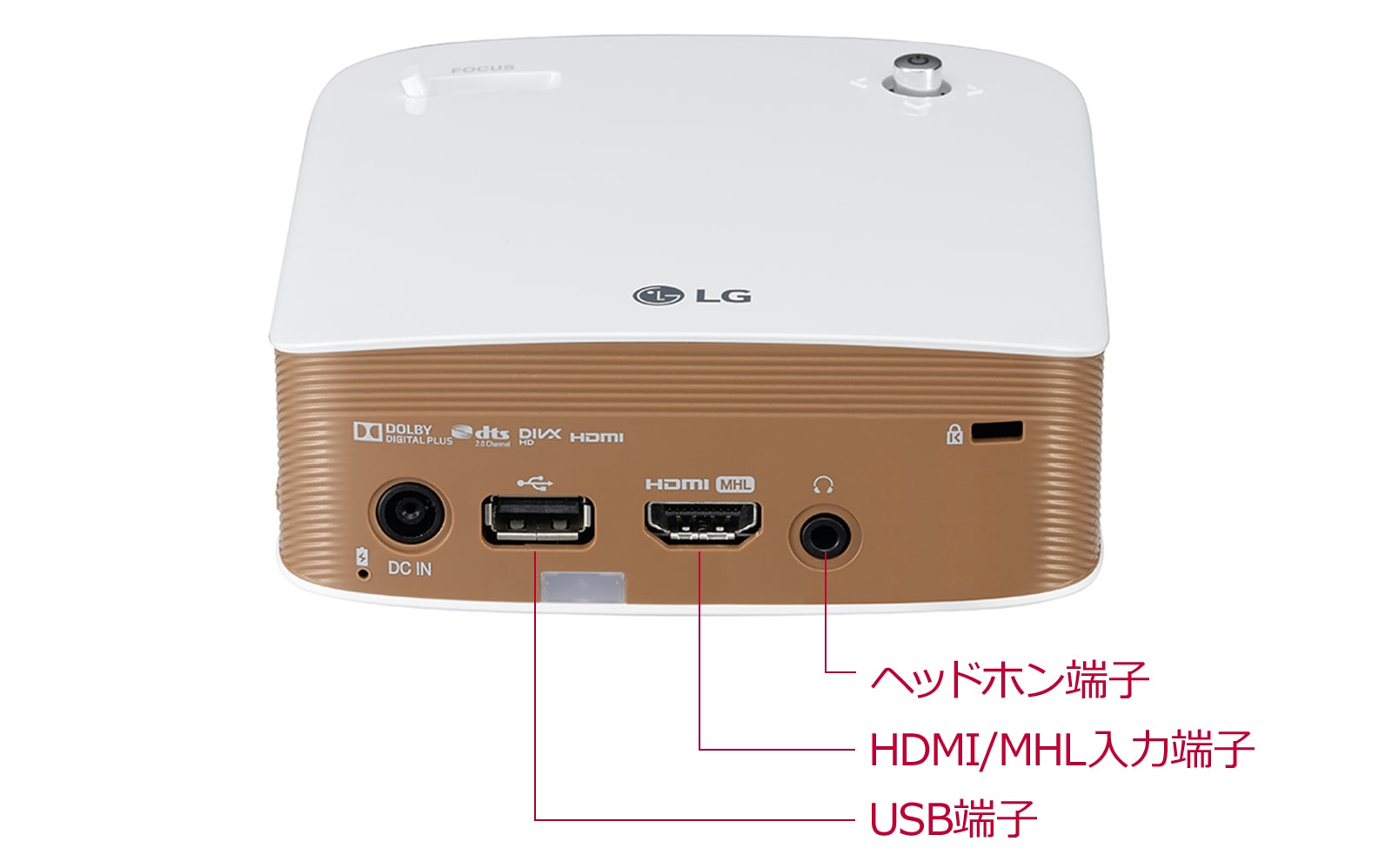 100インチ画面がラクラク持ち運び。手のひらサイズプロジェクター