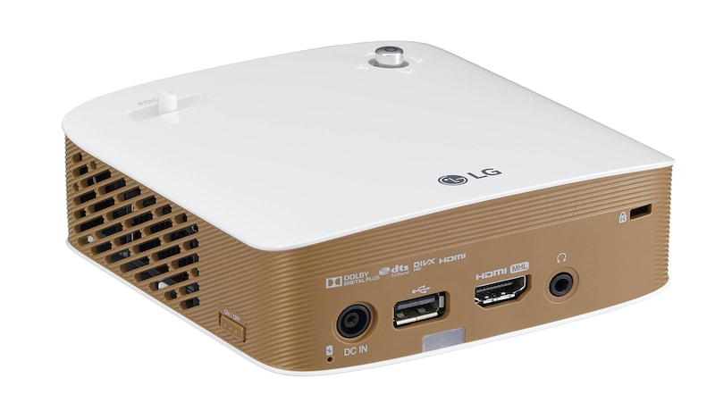 LG 100インチ画面がラクラク持ち運び。手のひらサイズプロジェクター, PH150G