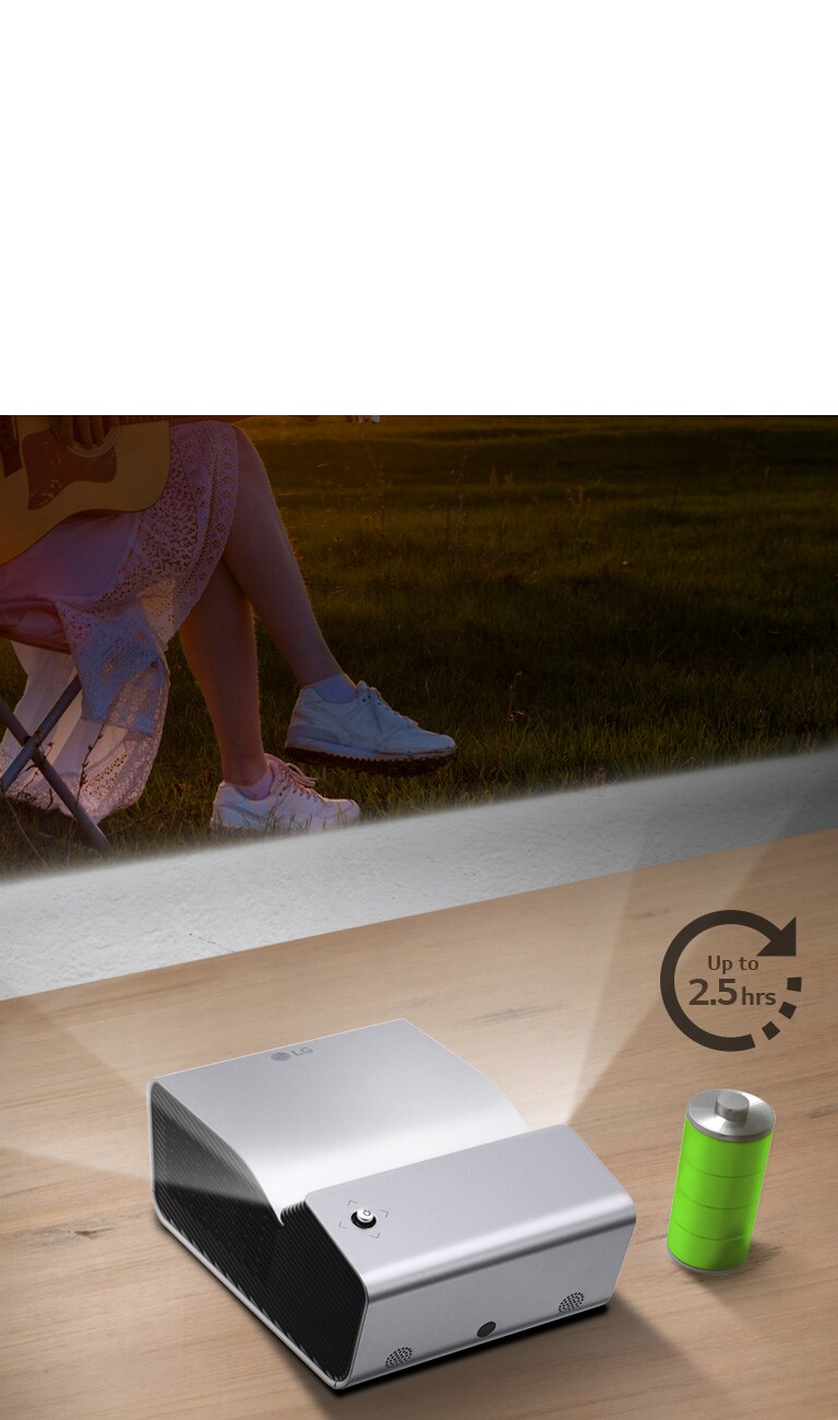 LG PH450UG 短焦点プロジェクター LG Ultra Short Throw LED Projector with Embedded Battery (PH450UG
