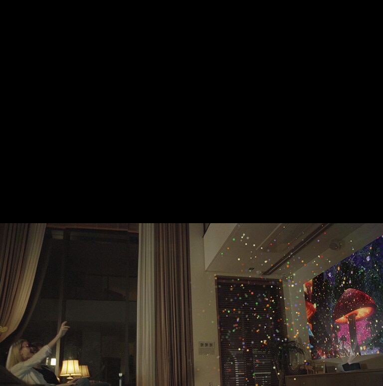 映像の楽しみ方を変える「超短焦点+バッテリー内蔵」 - PH55HG | LG Japan