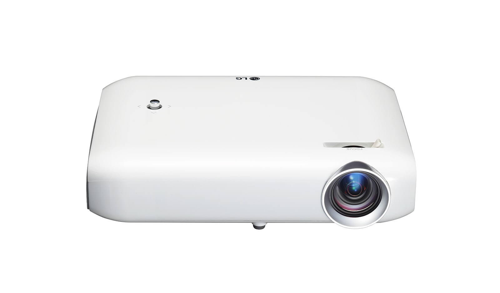 100インチの大画面で映像を。使い方いろいろLEDプロジェクター PW1000G の正面画像	