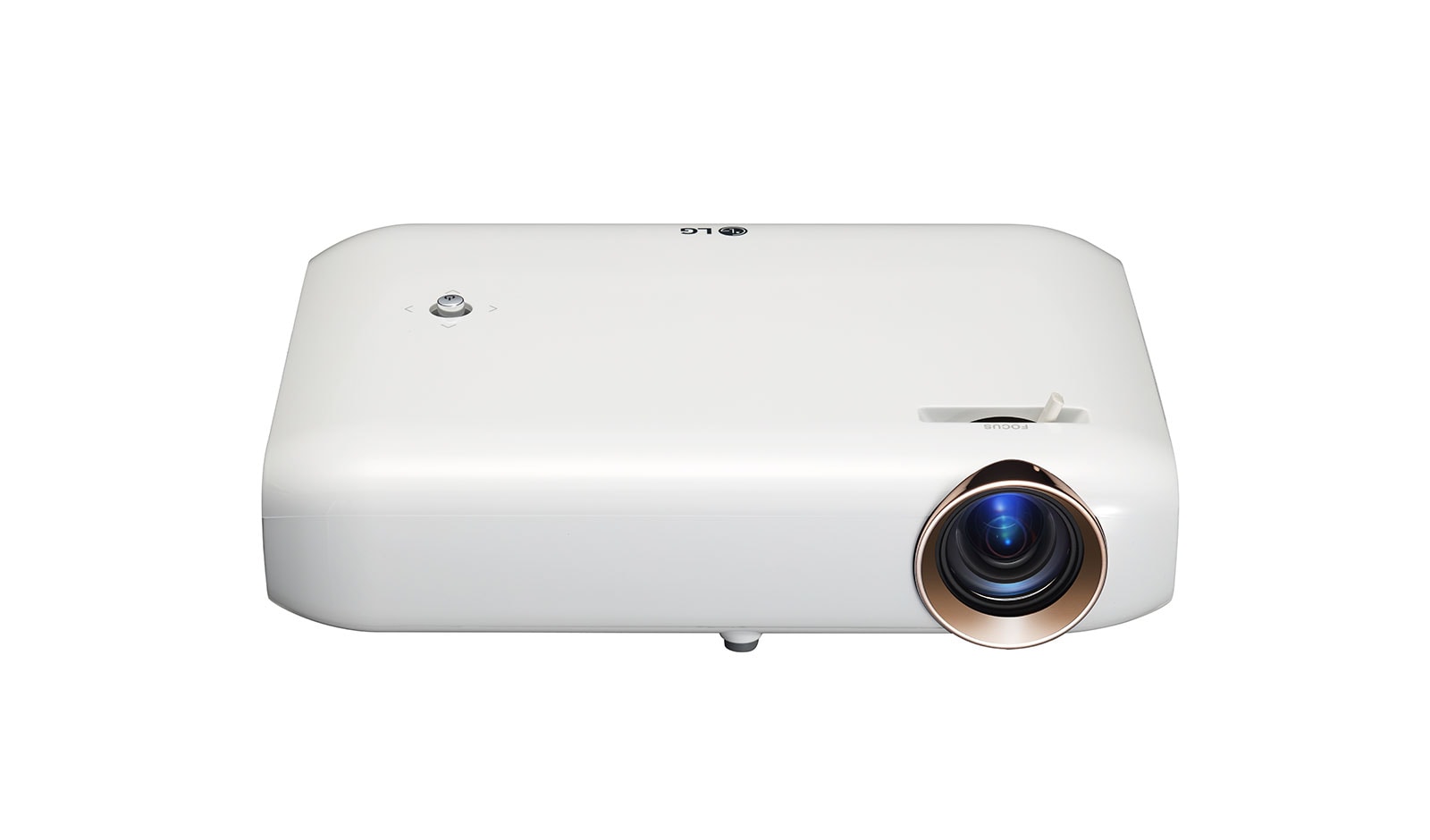 100インチの大画面で映像を。使い方いろいろLEDプロジェクター PW1500G の正面画像	