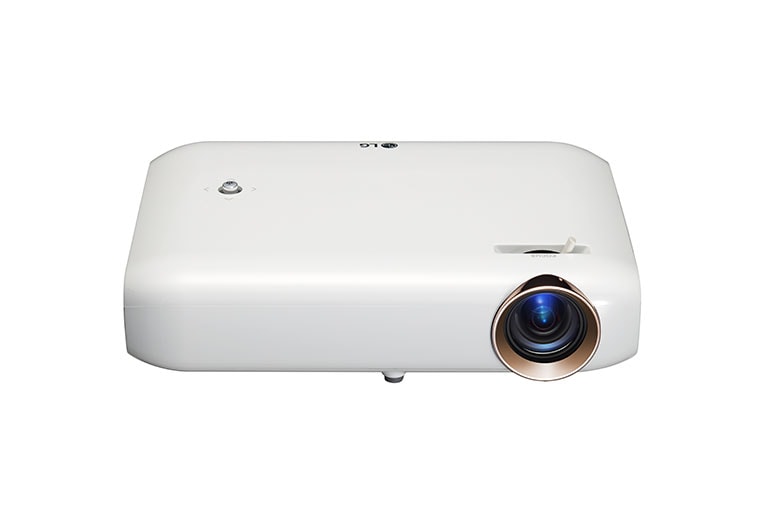 100インチの大画面で映像を。使い方いろいろLEDプロジェクター PW1500G の正面画像	