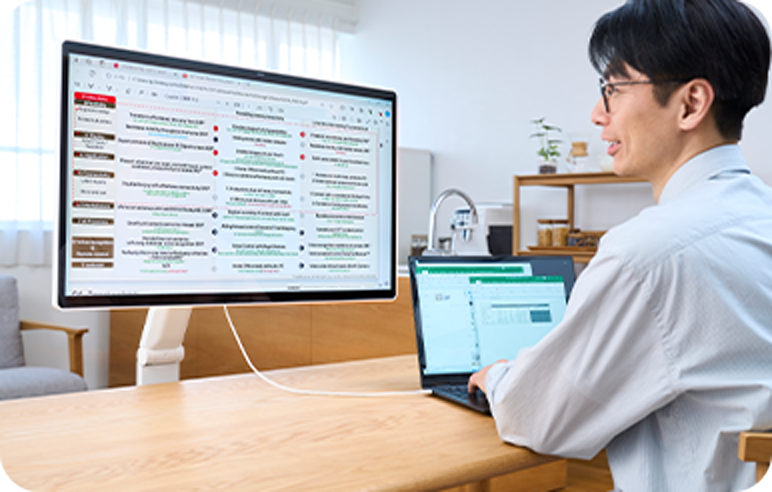 ダイニングでサクサク仕事！