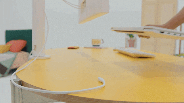 ケーブル一本ですっきりのイメージ