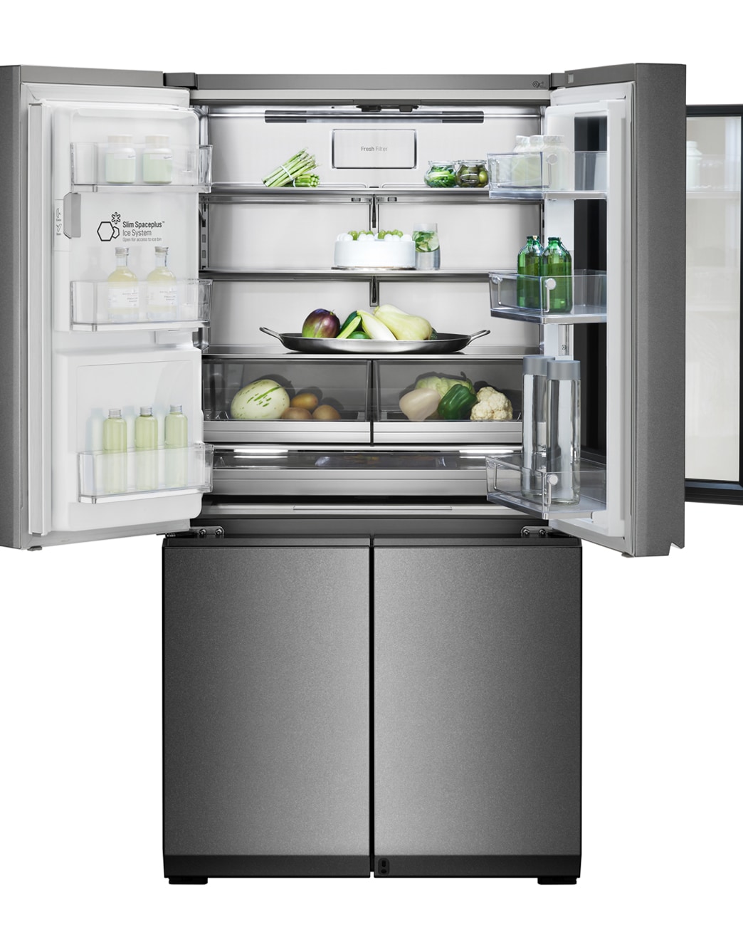 LG SIGNATURE / InstaView Door-in-Door冷蔵庫 - GR-Q23FGNGR | LG Japan