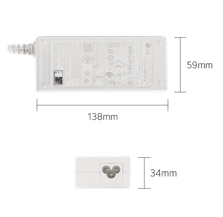 LG モニター用電源アダプター（19V / 5.79A）-EAY63032208 | LG Japan