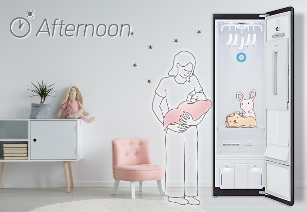 いろいろな暮らしに、LG styler Afternoon
