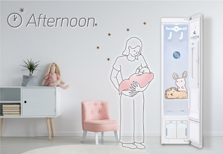 いろいろな暮らしに、LG styler Afternoon