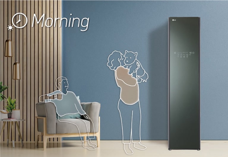 いろいろな暮らしに、LG styler Morning