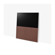 LG 有機ELテレビ 65ART90EJQA専用 交換フロントカバー レッドウッド, FC22A9B
