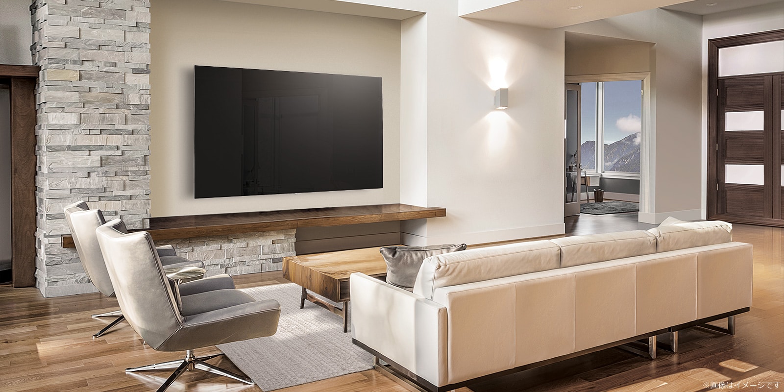 EZスリムマウント (壁掛けブラケット) - LSW350B | LG JP